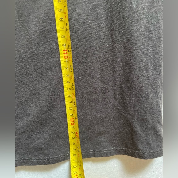 HORNY TOAD Muse Dress 3/4 Sleeve V-Neck Side Ruching Coffee Brown Sz L - Picture 12 of 13